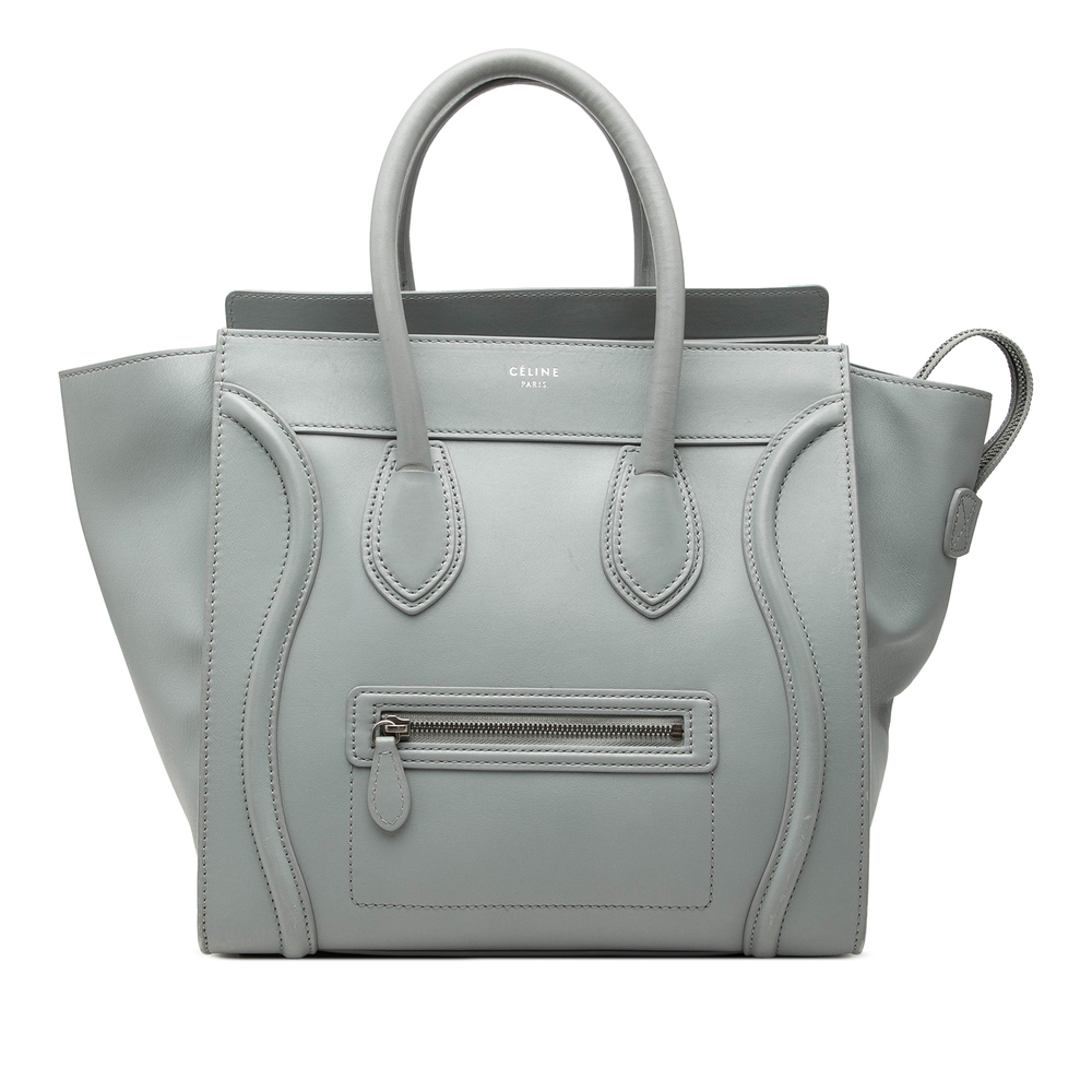 Pre-Loved Celine Mini Leather Luggage Tote